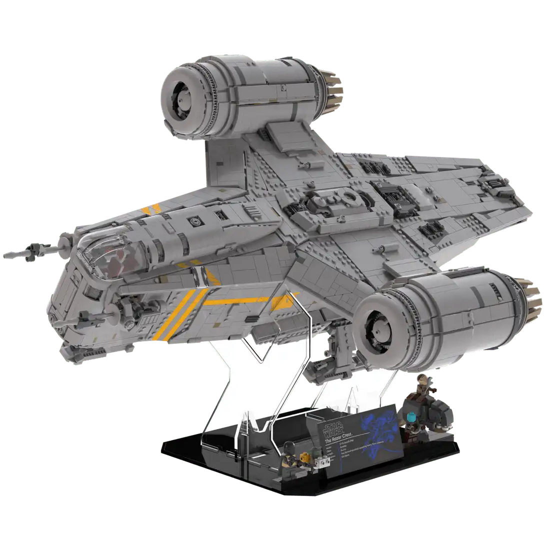 Display Stand for LEGO® Star Wars™ The Razor Crest™ 75331
