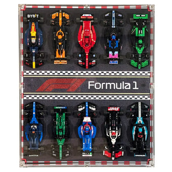 Wall Display Case For LEGO F1 Speed Champions Formula 1 Collection